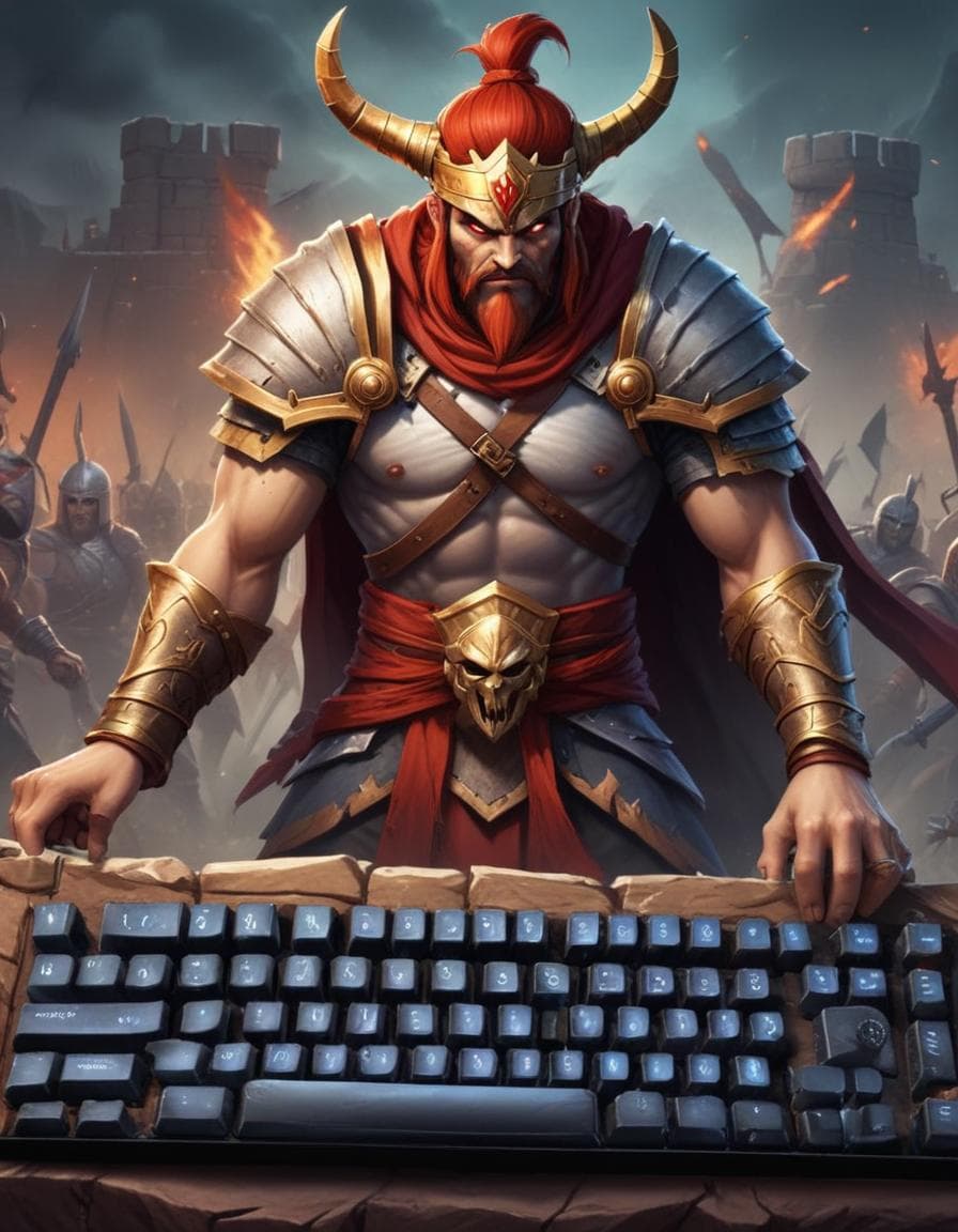 Keyboard Of Warriors - About for Battle
